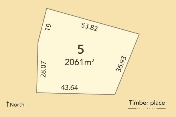 Timber place Half acres has now commenced construction.