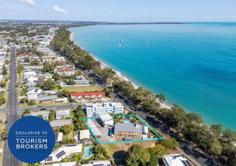 BEACHFRONT FREEHOLD MOTEL, PROFITABLE OPERATION, LIFESTYLE & LAND BANKING - 2882MF