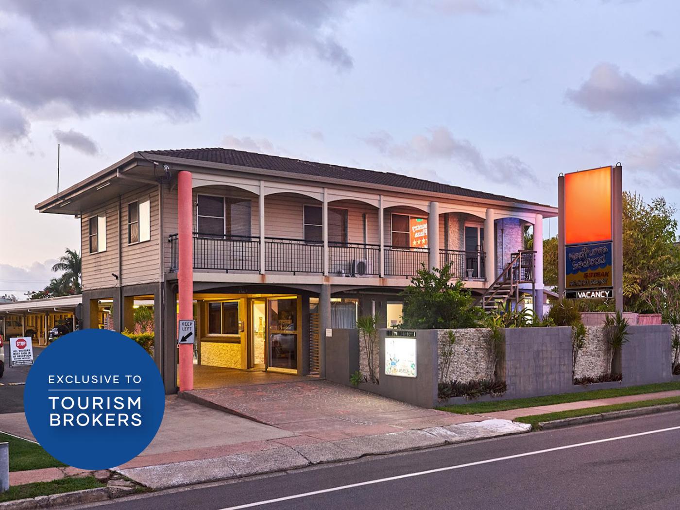 leasehold motel accommodation business for sale