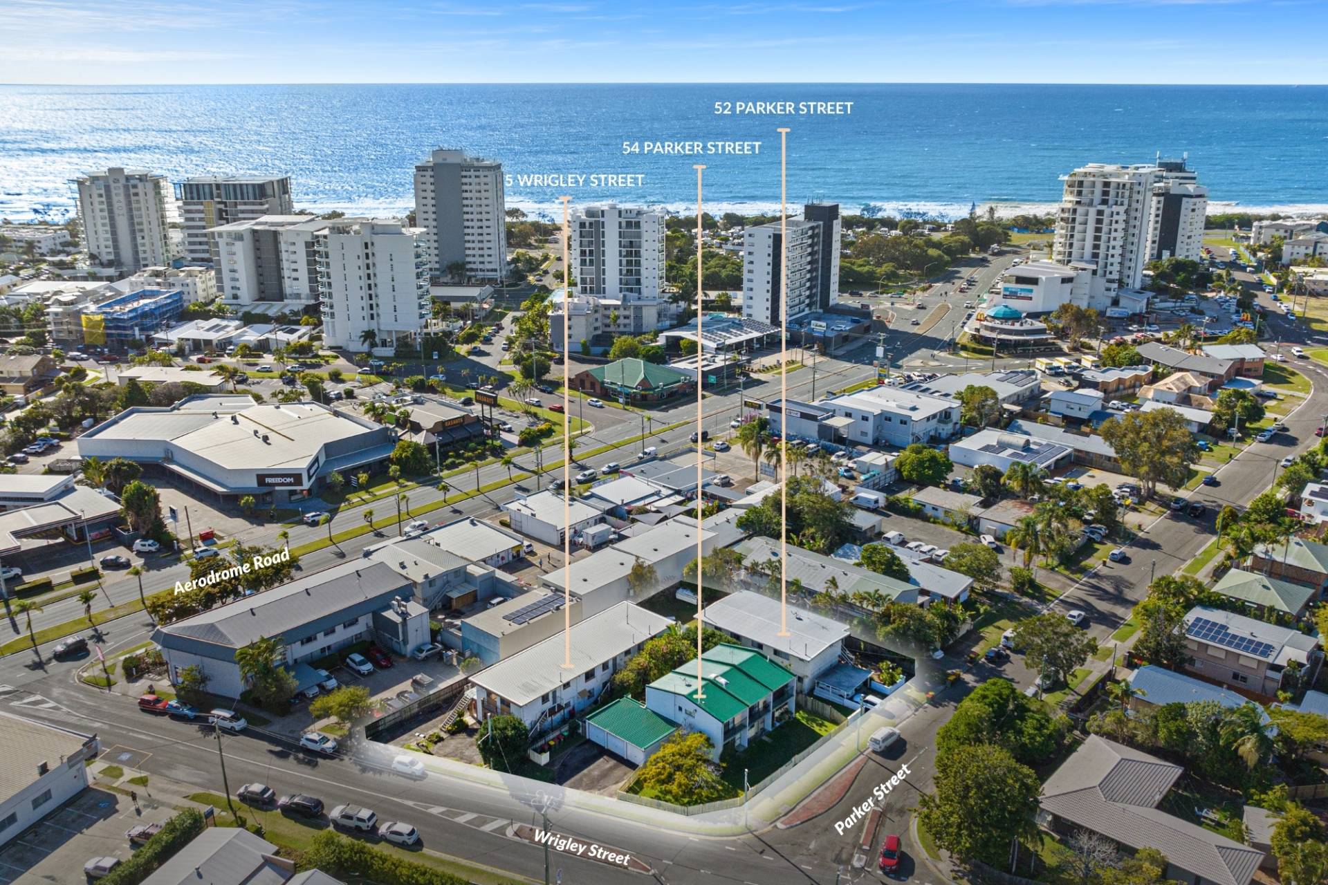 52 & 54 Parker Street And 5 Wrigley Street, Maroochydore - Image 1