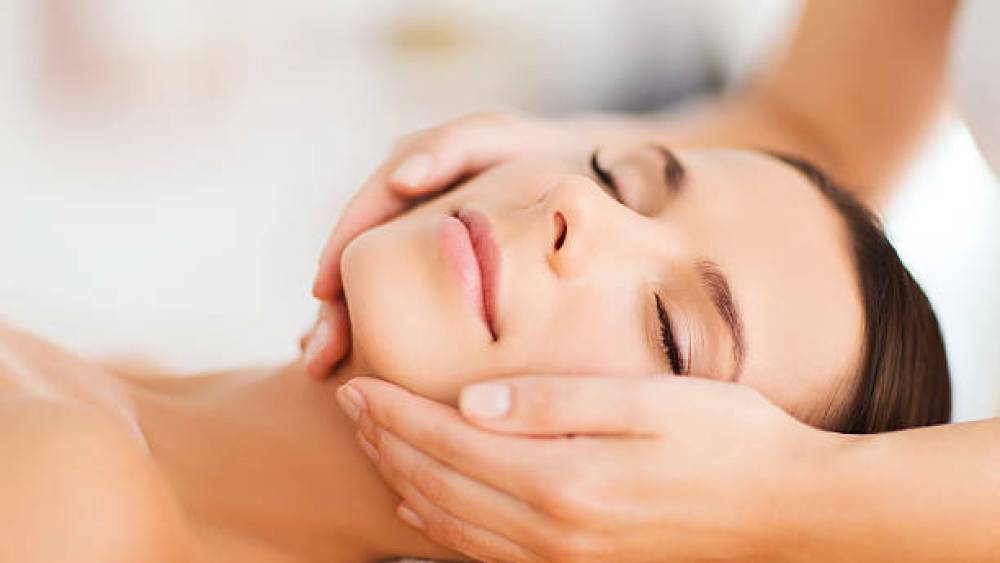 Woman Face Massage Image
