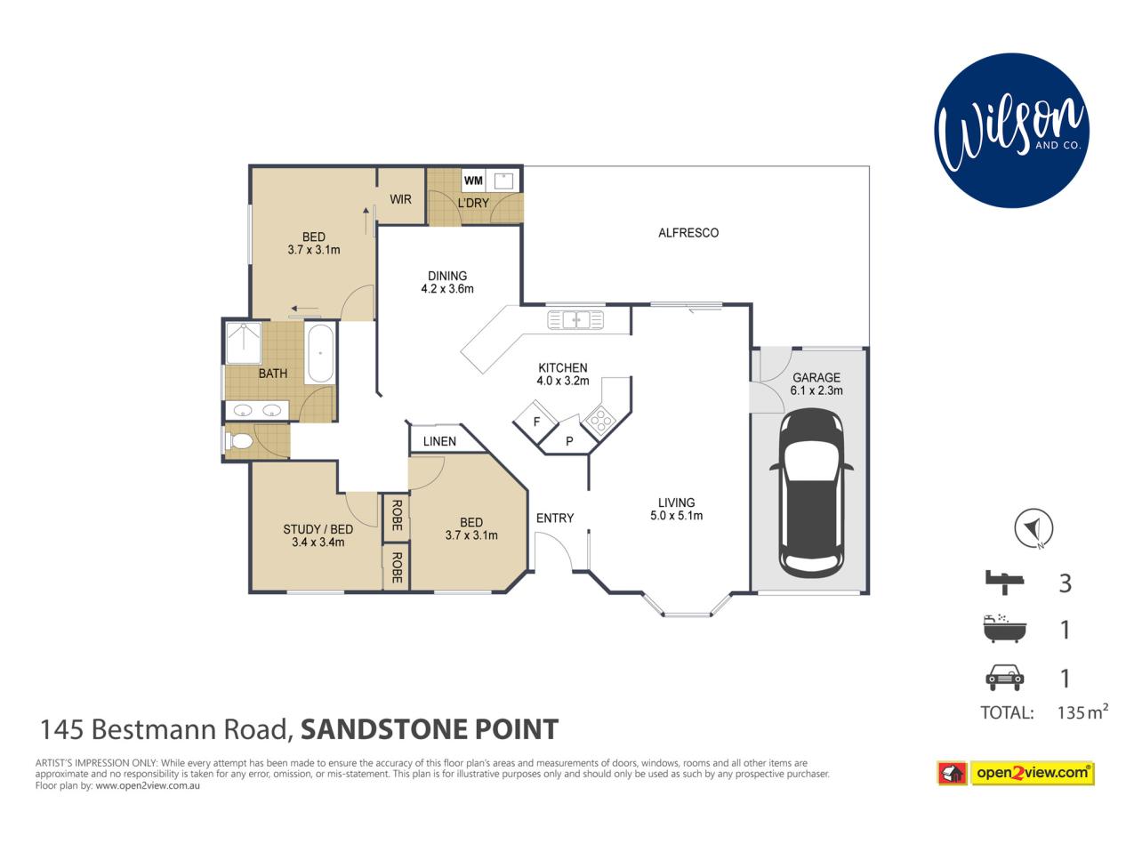 ELEVATED SANDSTONE POINT RESIDENCE ON LARGE BLOCK Wilson & Co