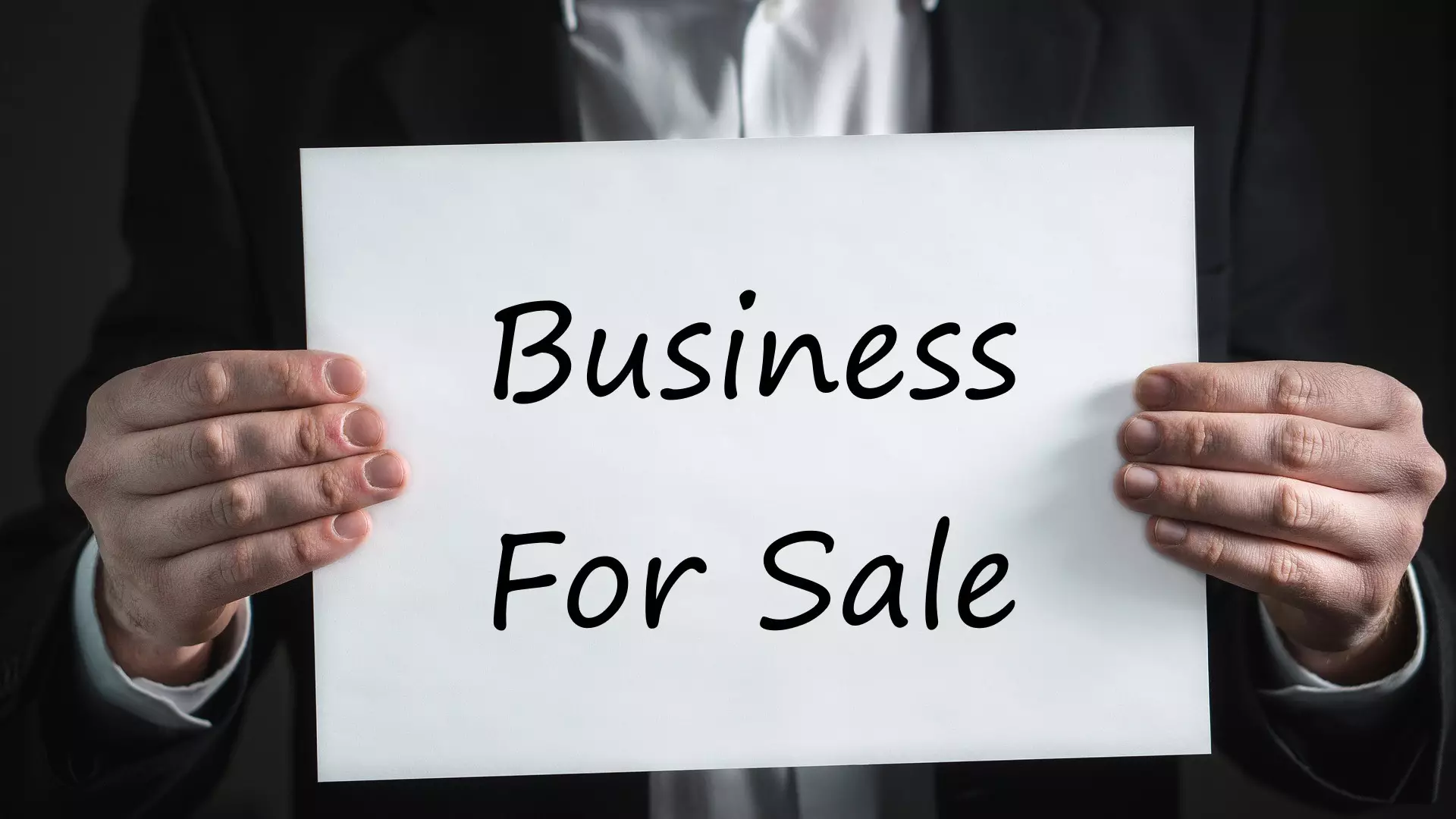 Business for sale sign