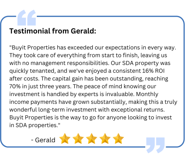 Testimonial from Gerald