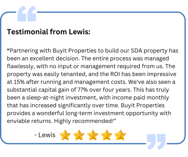 Testimonial from Lewis